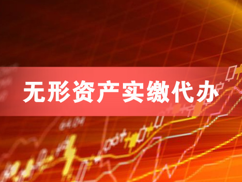 蓬莱无形资产实缴资本代办